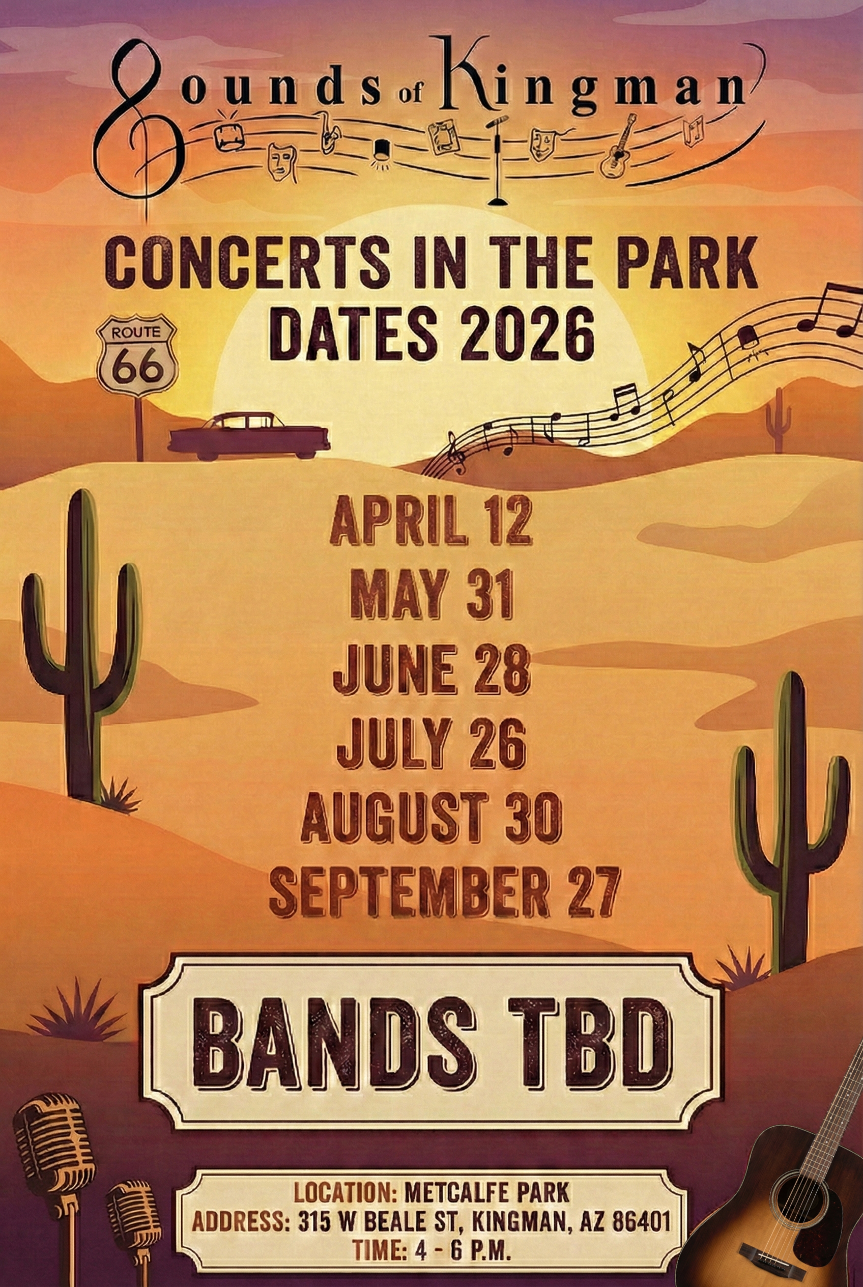 Concerts in the Park Dates 2026