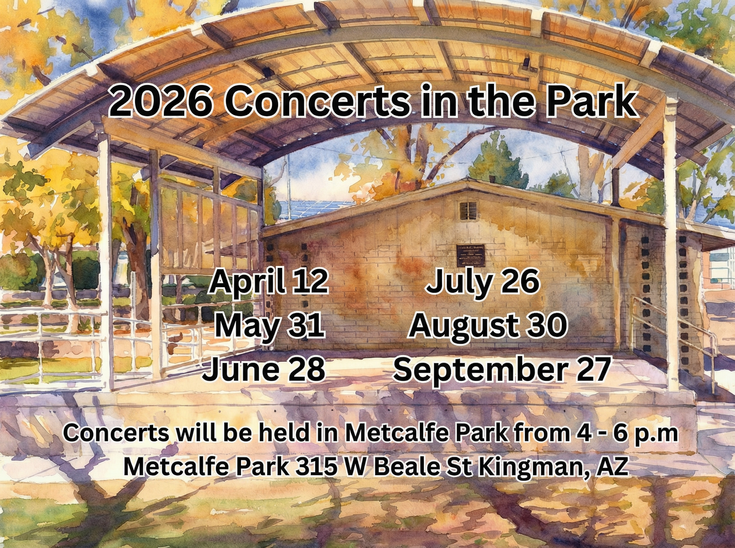 2026 Concerts in the Park